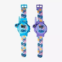 Disney Collection Stitch Girls Multicolor Strap Watch Las40045jc