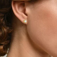 Diamond Addiction (H-I, Vs1) 1 CT. T.W. Lab Grown White Diamond 10K Gold 7mm Round Stud Earrings