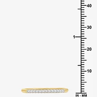 (H-I / I1) Womens 1/2 CT. T.W. Lab Grown White Diamond 14K Gold Over Silver Side Stone Bridal Set