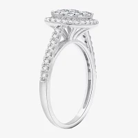I Said Yes (H-I/I1) Womens 1 1/4 CT. T.W. Lab Grown White Diamond Sterling Silver Wedding Bridal Set