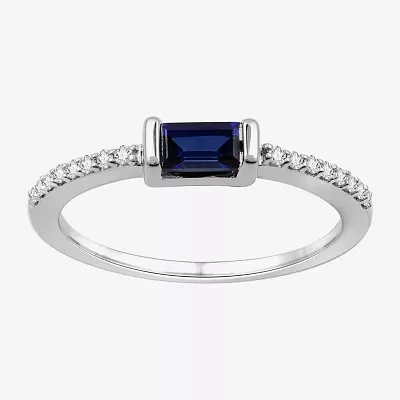 (H-I / I1) 1/10 CT. T.W. Lab Grown White Diamond Sterling Silver Band