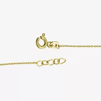 10K Gold 7.25 Inch Solid Link Heart Link Bracelet