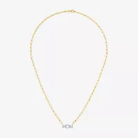 Diamond Addiction (G-H Womens 1/10 CT. T.W. Lab Grown White Diamond 14K Gold Over Silver Pendant Necklaces