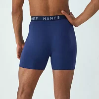 Hanes Ultimate Comfort Blend Mens 4 Pack Boxer Briefs