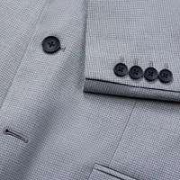 Haggar Mens Big and Tall Geometric Stretch Fabric Classic Fit Sport Coat