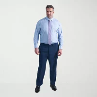 Haggar Big and Tall Mens Classic Fit Easy Care Long Sleeve Dress Shirt