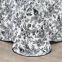 Laurel Manor Toile Garden Cotton Bedspread
