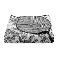 Laurel Manor Toile Garden Cotton Bedspread