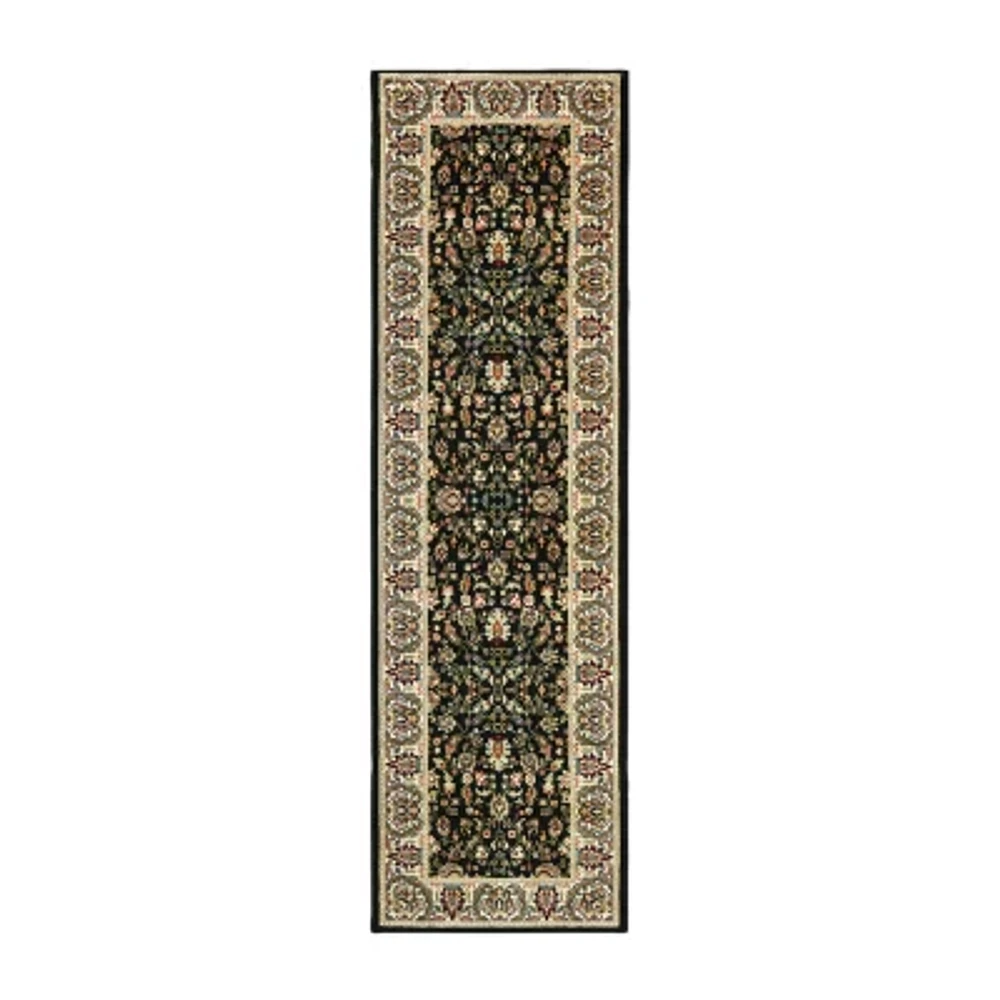 Covington Home Kerman Border Traditional 27" X 90" Indoor Rectangular Runner