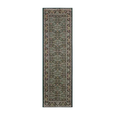 Covington Home Kerman Traditional Bordered 27" X 90" Indoor Rectangular Runner