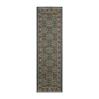 Covington Home Kerman Traditional Bordered 27" X 90" Indoor Rectangular Runner