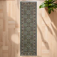 Covington Home Kerman Traditional Bordered 27" X 90" Indoor Rectangular Runner