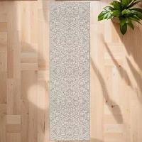 Covington Home Pamplona Floral Trellis 22" X 87" Indoor Outdoor Rectangular Runner