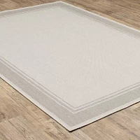 Covington Home Pamplona Casual Border 39" X 60" Indoor Outdoor Rectangular Accent Rug