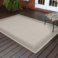 Covington Home Pamplona Casual Border 39" X 60" Indoor Outdoor Rectangular Accent Rug