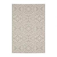 Covington Home Pamplona Damask Flatweave 39" X 60" Indoor Outdoor Rectangular Accent Rug