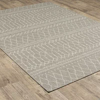 Covington Home Pamplona Tribal Lines 39" X 60" Indoor Outdoor Rectangular Accent Rug