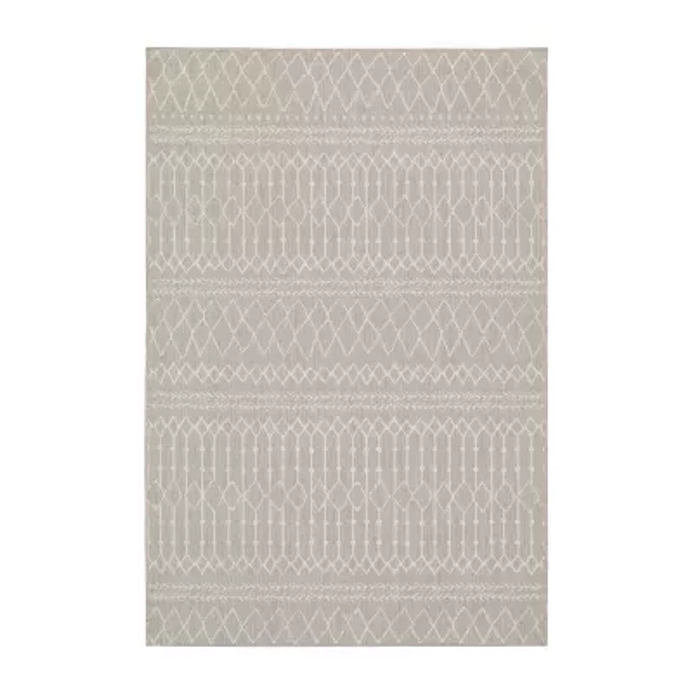 Covington Home Pamplona Tribal Lines 39" X 60" Indoor Outdoor Rectangular Accent Rug