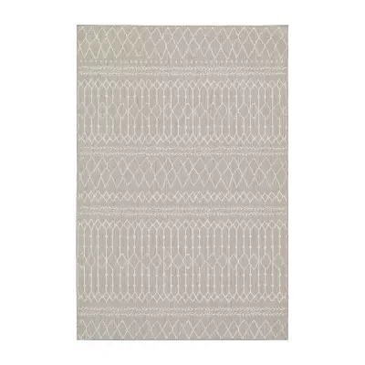 Covington Home Pamplona Tribal Lines 39" X 60" Indoor Outdoor Rectangular Accent Rug