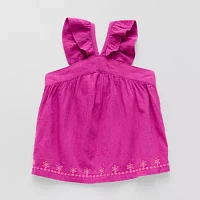 Okie Dokie Toddler & Little Girls V Neck Tank Top