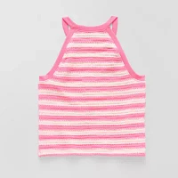 Thereabouts Little & Big Girls Halter Neck Tank Top