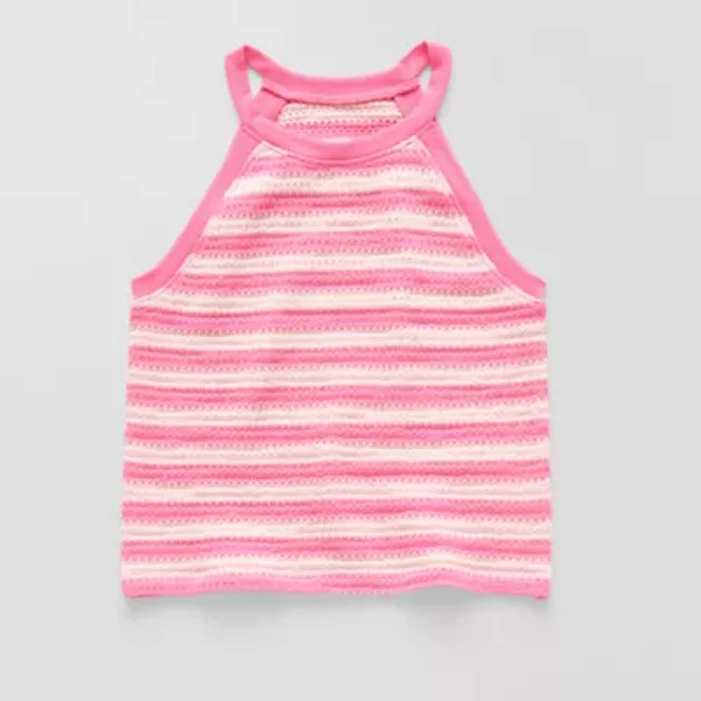 Thereabouts Little & Big Girls Halter Neck Tank Top