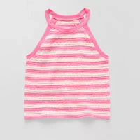 Thereabouts Little & Big Girls Halter Neck Tank Top