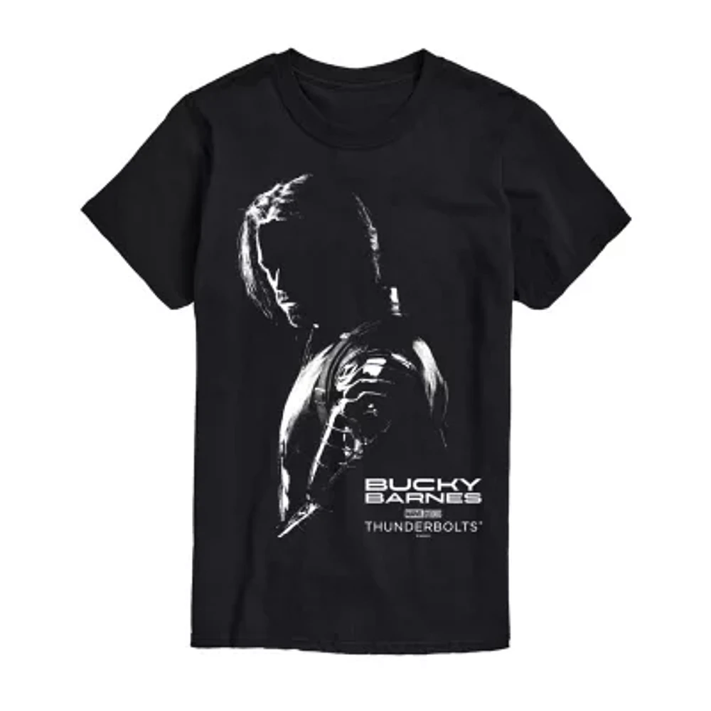 Novelty Mens Crew Neck Short Sleeve Regular Fit Marvel Graphic T-Shirt