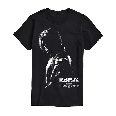 Novelty Mens Crew Neck Short Sleeve Regular Fit Marvel Graphic T-Shirt