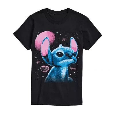 Mens Short Sleeve Stitch Graphic T-Shirt