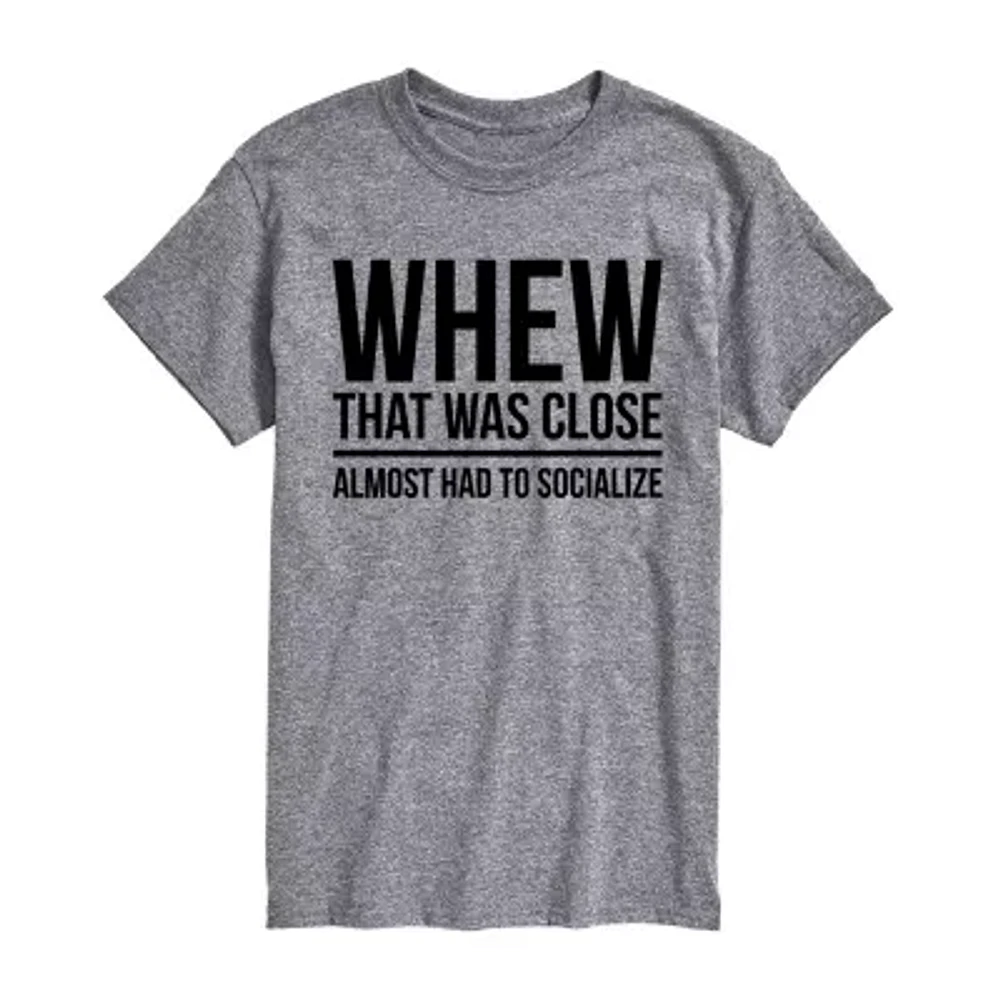 Big and Tall Mens Crew Neck Short Sleeve Regular Fit Graphic T-Shirt