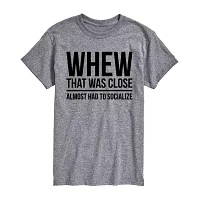 Big and Tall Mens Crew Neck Short Sleeve Regular Fit Graphic T-Shirt