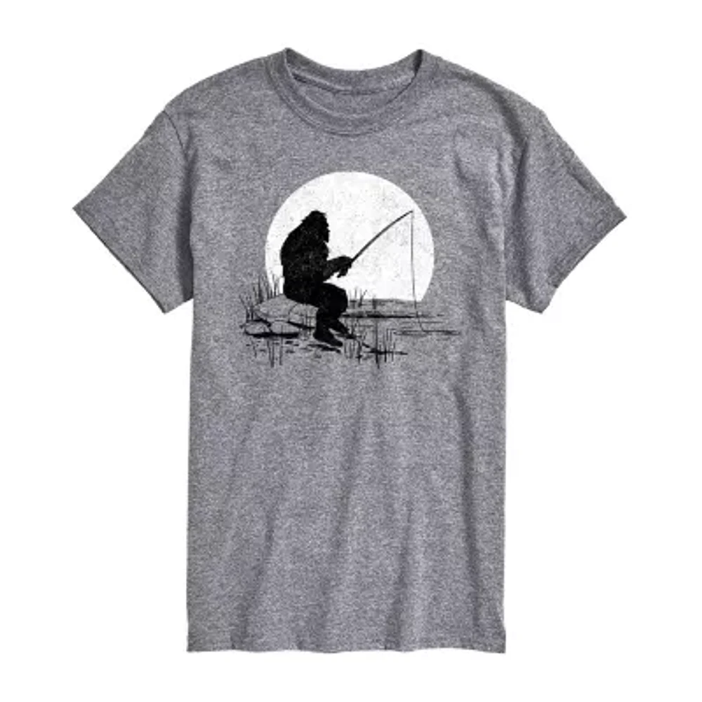 Big and Tall Mens Crew Neck Short Sleeve Regular Fit Graphic T-Shirt