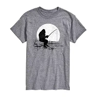 Big and Tall Mens Crew Neck Short Sleeve Regular Fit Graphic T-Shirt