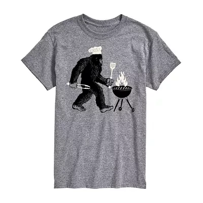 Big and Tall Mens Crew Neck Short Sleeve Regular Fit Graphic T-Shirt