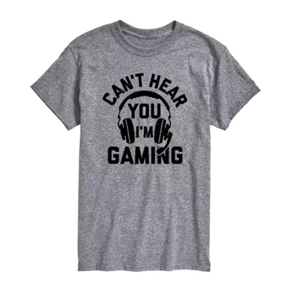 Big and Tall Mens Crew Neck Short Sleeve Regular Fit Graphic T-Shirt