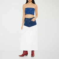 Forever 21 Womens High Rise Long Flared Skirt-Juniors