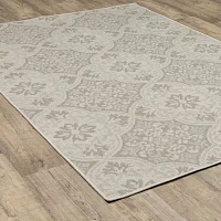 Covington Home Pamplona Floral Trellis Indoor Outdoor Rectangular Area Rug