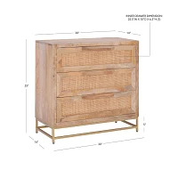 Videra Bedroom Collection 3-Drawer Chest