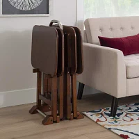 Lacarpe 4-pc. TV Tray Table with Stand