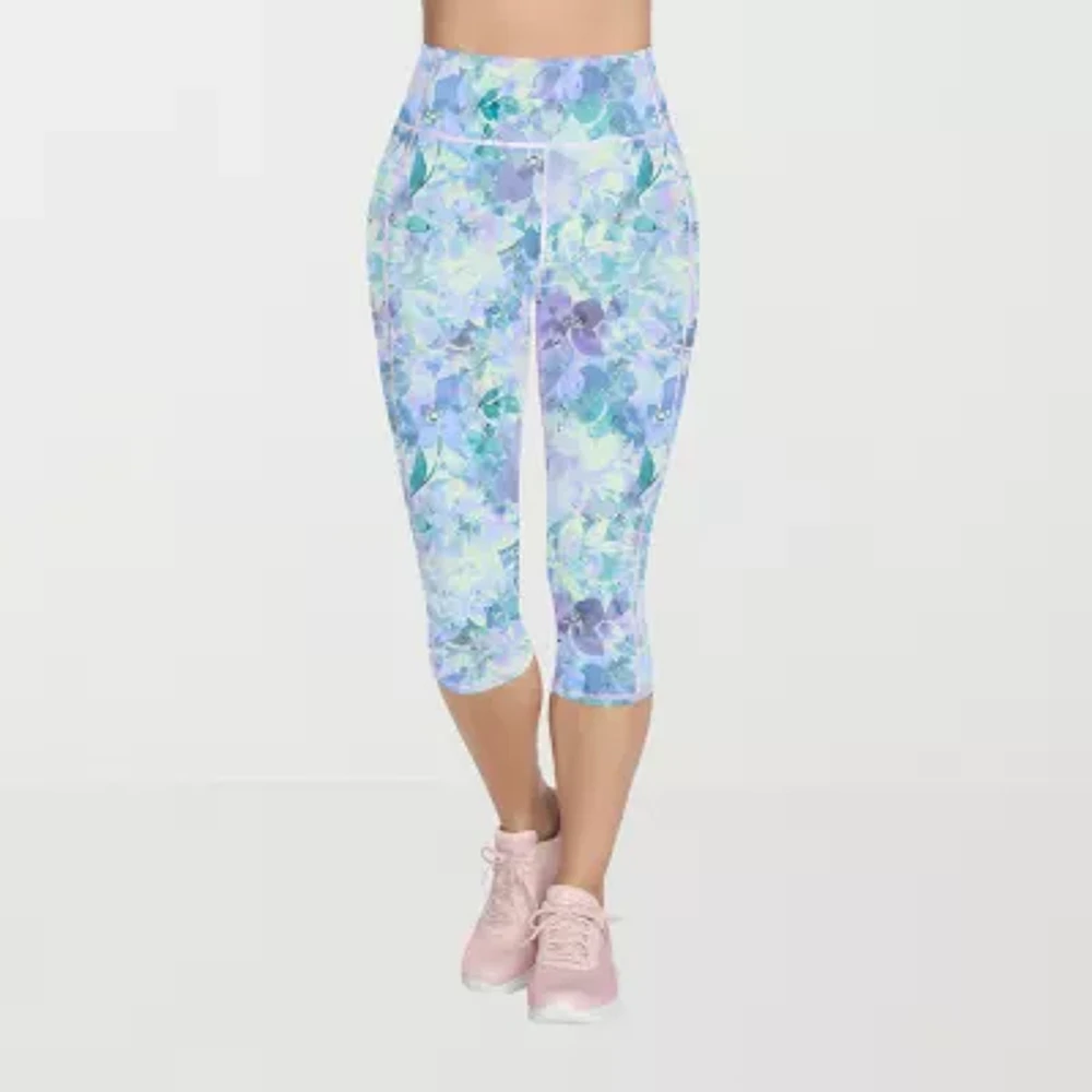 Skechers Womens GOWALK Seascape High Rise Floral Capri
