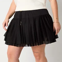 Stylus Womens High Rise Skort-Plus