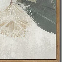 Streamline Art Eucalyptus Blossoms Ii Framed Canvas Art