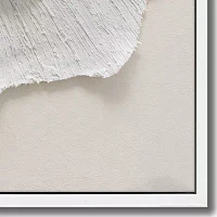 Streamline Art Delicate Petal Ii Framed Canvas Art