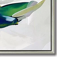 Streamline Art Vibrant Bloom Ii Framed Canvas Art