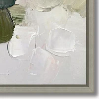 Streamline Art Blush Blooms Framed Canvas Art