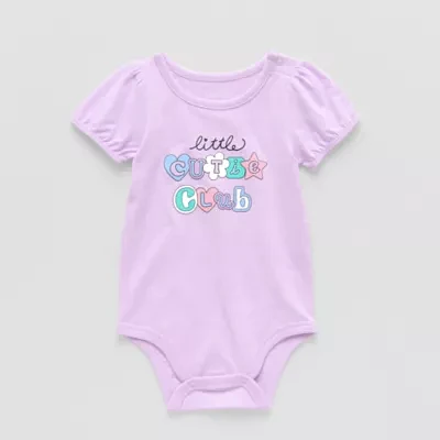 Okie Dokie Baby Girls Short Sleeve Bodysuit
