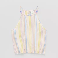 Thereabouts Little & Big Girls Square Neck Tank Top