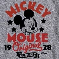 Big and Tall Mens Crew Neck Short Sleeve Regular Fit Mickey Mouse Graphic T-Shirt