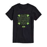 Big and Tall Mens Crew Neck Short Sleeve Regular Fit Star Wars Graphic T-Shirt
